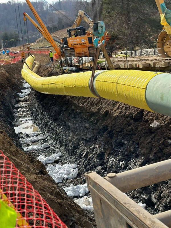 DN-1000 Poland pipeline construction
