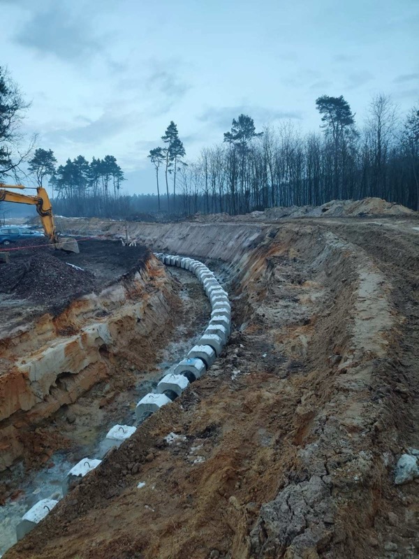 DN-500 Poland pipeline construction