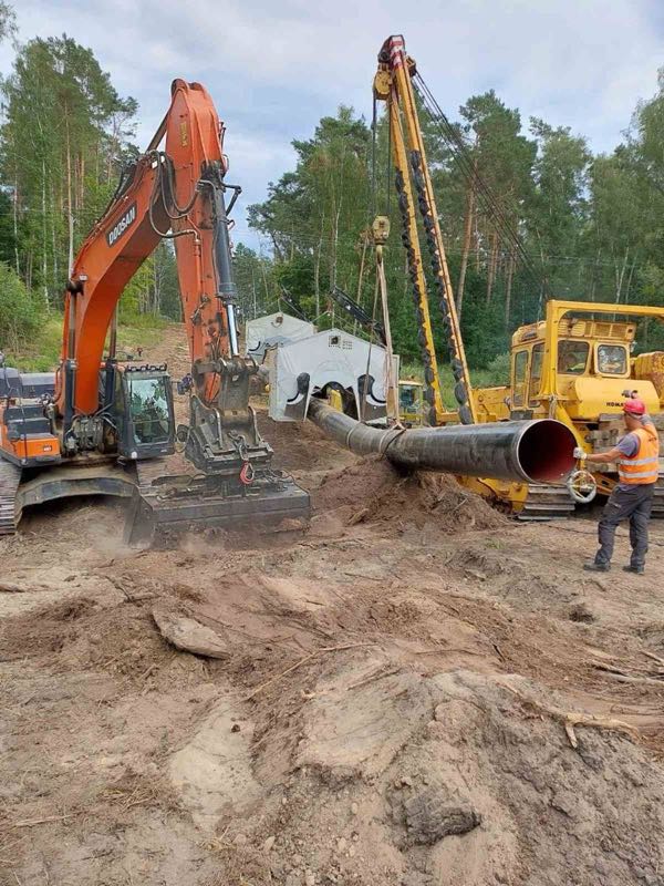 DN-700 Poland pipeline construction