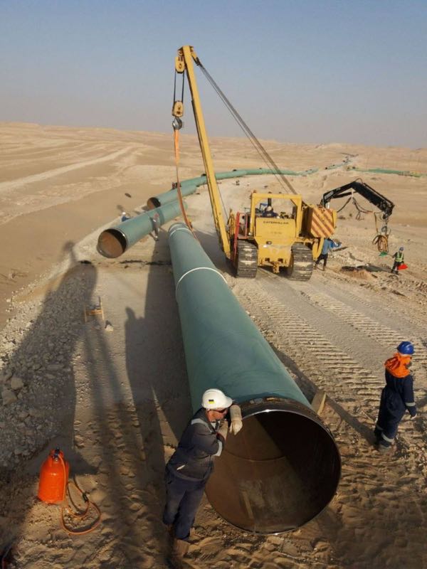 DN-1400 automatic welding CRC-EVANS 135 Kingdom of Saudi Arabia