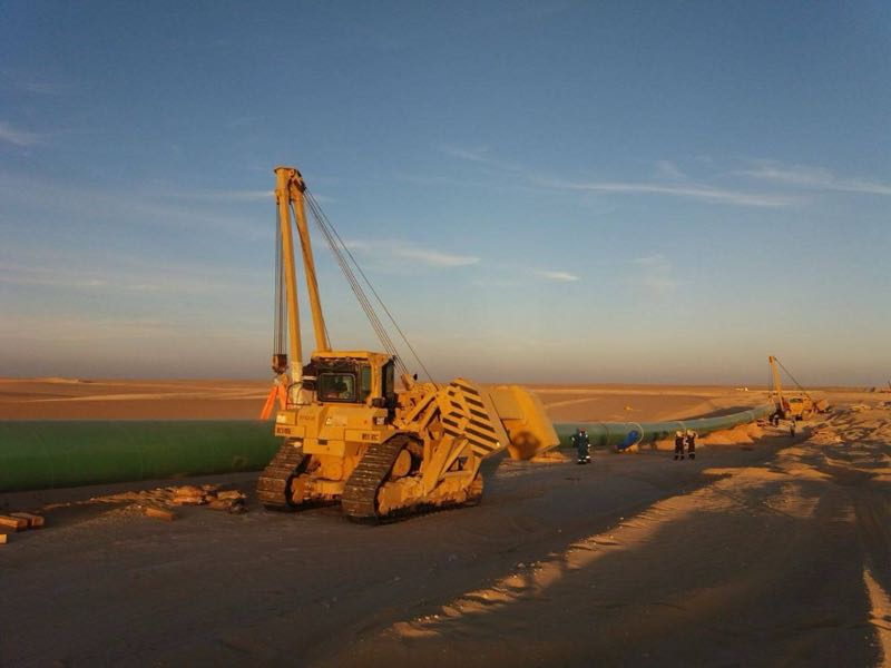 Pipeline construction project